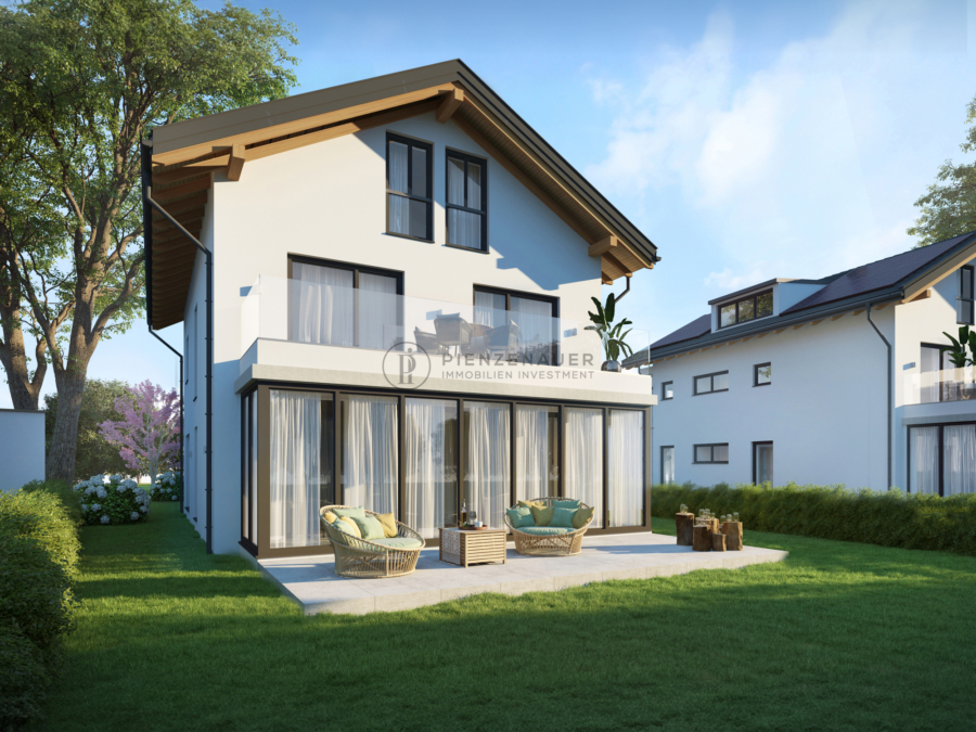 Exklusiv, nachhaltig und autark – Neubau-Einfamilienhaus in KfW 40 NH & CO2-neutral, 85614 Kirchseeon / Eglharting, Einfamilienhaus