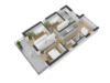 Neubau-Einfamilienhaus mit Wintergarten & Bergblick in ruhigem Wohngebiet (S-Bahn 2 Geh-Minuten) - Obergeschoss 3D